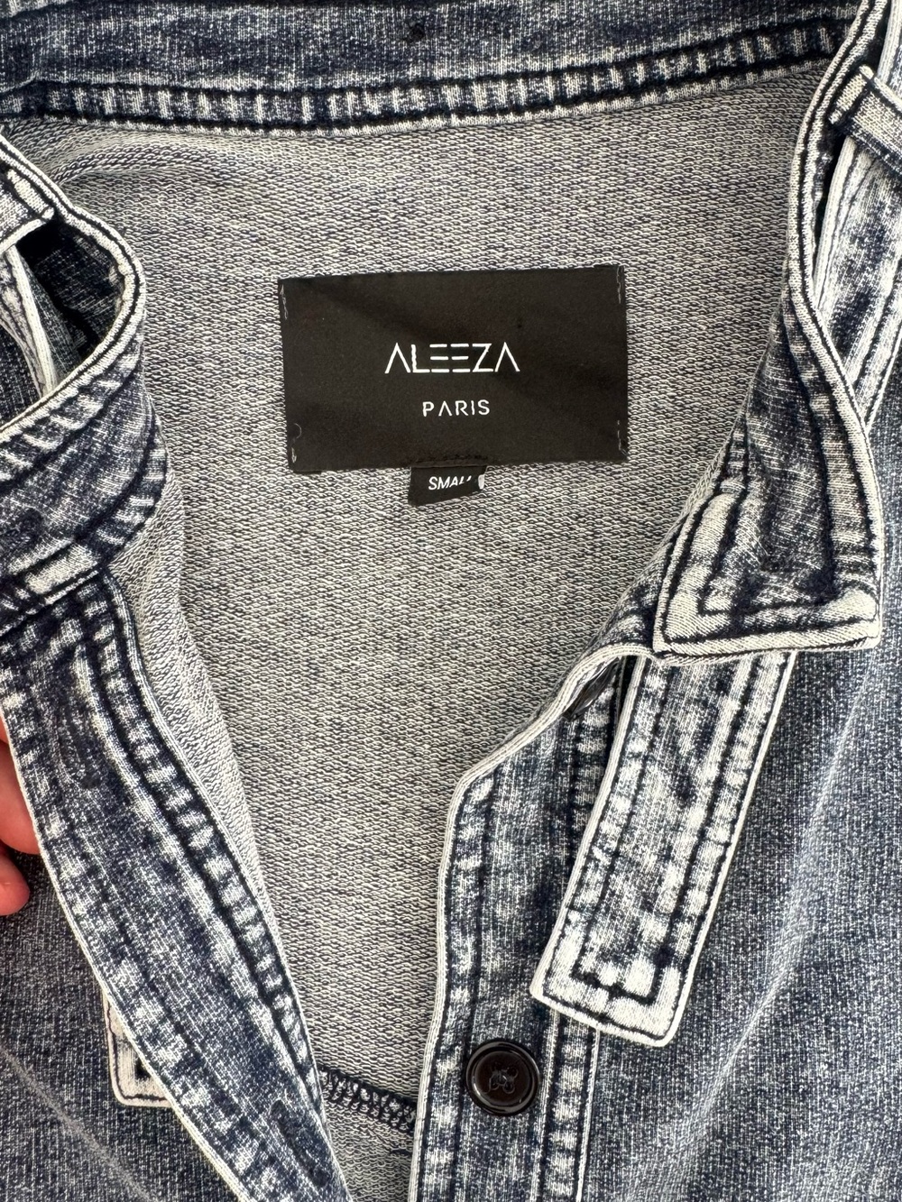 Aleeza Paris Denim Jacket- size XS - Picture 3 of 8